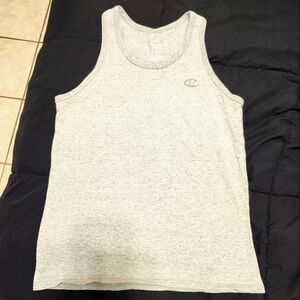 Grey Unisex Tank Top Muscle Tee Gym Workout